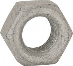 Armor Coat - 7/16-20 UNF Steel Right Hand Hex Nut - 11/16" Across Flats, 3/8" High, Armor Coat Finish - Exact Industrial Supply
