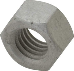 Armor Coat - 1/2-13 UNC Steel Right Hand Hex Nut - 3/4" Across Flats, 7/16" High, Armor Coat Finish - Exact Industrial Supply