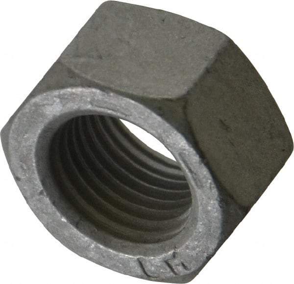 Armor Coat - 1/2-20 UNF Steel Right Hand Hex Nut - 3/4" Across Flats, 7/16" High, Armor Coat Finish - Exact Industrial Supply