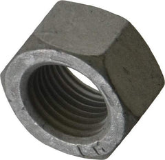 Armor Coat - 1/2-20 UNF Steel Right Hand Hex Nut - 3/4" Across Flats, 7/16" High, Armor Coat Finish - Exact Industrial Supply