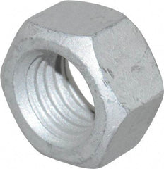 Armor Coat - 5/8-11 UNC Steel Right Hand Hex Nut - 15/16" Across Flats, 35/64" High, Armor Coat Finish - Exact Industrial Supply