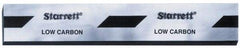 Starrett - 24 x 6 x 1/16 Inch, Type C1010, Low Carbon Steel Flat Stock - + 0.625 Inch Long Tolerance, + 0.000-0.005 Inch Wide Tolerance, +/- 0.001 Inch Thickness and Square Tolerance - Exact Industrial Supply