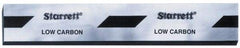 Starrett - 24 x 5 x 1/16 Inch, Type C1010, Low Carbon Steel Flat Stock - + 0.625 Inch Long Tolerance, + 0.000-0.005 Inch Wide Tolerance, +/- 0.001 Inch Thickness and Square Tolerance - Exact Industrial Supply
