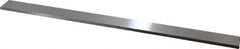 Starrett - 18" Long x 1-1/4" Wide x 1/4" Thick, AISI Type O1, Tool Steel Oil-Hardening Flat Stock - + 1/4" Long Tolerance, - 0 - 0.005" Wide Tolerance, +/- 0.001" Thick Tolerance - Exact Industrial Supply
