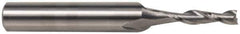 Onsrud - 5/16" Cutting Diam x 1-1/8" Length of Cut, 2 Flute, Upcut Spiral Router Bit - Uncoated, Left Hand Cut, Solid Carbide, 3" OAL x 1/2" Shank Diam, Double Edge, 30° Helix Angle - Exact Industrial Supply