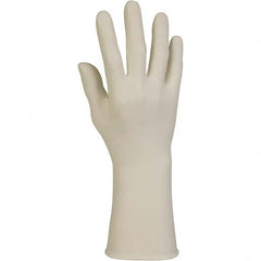 Disposable Gloves: Size X-Large, 10.2 mil, Latex Natural, 12″ Length