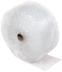 Made in USA - 188' Long x 12" Wide x 5/16" Thick, Medium Sized Bubble Roll - Clear, Perforated Every 12" - Exact Industrial Supply