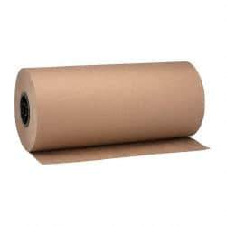 Made in USA - 900' Long x 18" Wide Roll of Recycled Kraft Paper - 8-1/2" OD, 40 Lb Paper Weight, 20 Lb per Roll - Exact Industrial Supply
