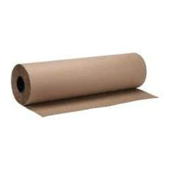 Made in USA - 900' Long x 30" Wide Roll of Recycled Kraft Paper - 8-1/2" OD, 40 Lb Paper Weight, 33 Lb per Roll - Exact Industrial Supply