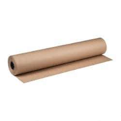 Made in USA - 720' Long x 48" Wide Roll of Recycled Kraft Paper - 8-1/2" OD, 50 Lb Paper Weight, 53 Lb per Roll - Exact Industrial Supply