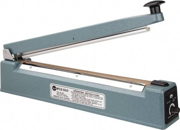 Value Collection - 16" Max Seal, 6 mil Thick, Table Top Thermal Impulse Sealer - 750 Watts - Exact Industrial Supply