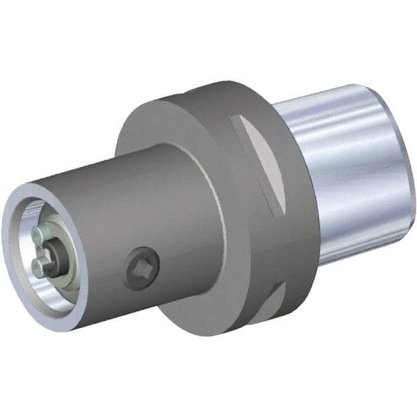Kennametal - PSC63 Outside Modular Connection, KM40TS Inside Modular Connection, PSC to KM Taper Adapter - 89.92mm Projection, 39.88mm Nose Diam, Through Coolant - Exact Industrial Supply