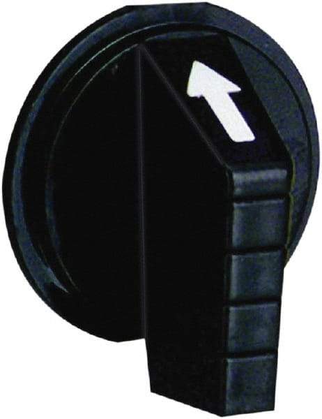 Square D - 30mm, Black, Selector Switch Operating Knob - For Use with Selector Switch - Exact Industrial Supply