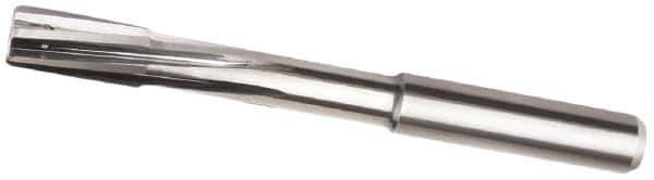 Kennametal - 5mm Carbide-Tipped 4 Flute Chucking Reamer - Helical Flute, 6mm Straight Shank, 12mm Flute Length, 74mm OAL - Exact Industrial Supply