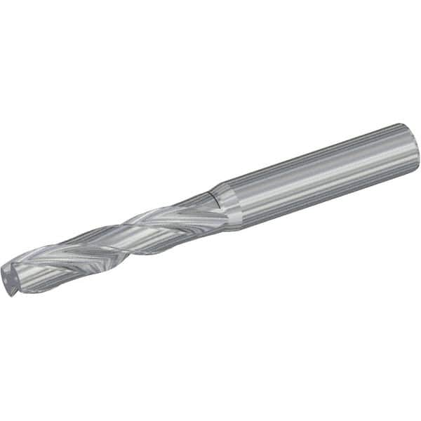 Kennametal - 8.8mm 180° Spiral Flute Solid Carbide Screw Machine Drill Bit - Exact Industrial Supply