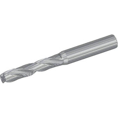 Kennametal - 9mm 180° Spiral Flute Solid Carbide Screw Machine Drill Bit - Exact Industrial Supply