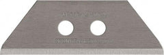 Martor USA - Carbon Steel Utility Knife Blade - 2-3/16" Blade Length, 0.025" Blade Thickness - Exact Industrial Supply