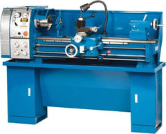 Enco - 13" Swing, 40" Between Centers, 110/220 Volt, Single Phase Bench Lathe - 5MT Taper, 1-1/2 hp, 65 to 1,810 RPM, 1-1/2" Bore Diam, 750mm Deep x 580mm High x 1,676mm Long - Exact Industrial Supply