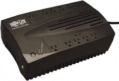Tripp-Lite - 15 Amp, 900 VA, Tower Mount Line Interactive Backup Uninterruptible Power Supply - Backup 2.3 min with Full Load & 8.3 min with Half Load, 120 VAC Input & Output, 480 Watt Output, 1 Phases, 8 Outlets - Exact Industrial Supply