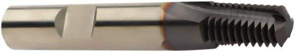 Sandvik Coromant - 1/2-14 NPT, 0.626" Cutting Diam, 4 Flute, Solid Carbide Helical Flute Thread Mill - Internal Thread, 20.46mm LOC, 3.2284" OAL, 16mm Shank Diam - Exact Industrial Supply