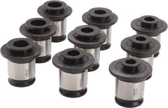Parlec - 13/16 to 1-3/8 Inch Tap, Tapping Adapter Set - 1.89 Inch Ouside Shank Diameter, 13/16, 7/8, 15/16, 1, 1-1/8, 1-1/4, 1-3/8 Inch Tap, 3 Adapters, Quick Change, Through Coolant - Exact Industrial Supply