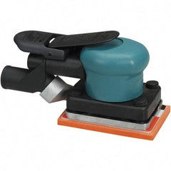 Dynabrade - 10,000 OPM, 13 CFM Air Consumption, Palm Air Orbital Sander - Rectangular Pad, 1/4 NPT Inlet - Exact Industrial Supply