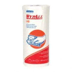 WypAll - L40 Dry General Purpose Wipes - Small Roll, 11" x 11" Sheet Size, White - Exact Industrial Supply