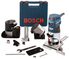 Bosch - Router Kits Router Type: Palm Grip Speed (RPM): 16000-35000 - Exact Industrial Supply