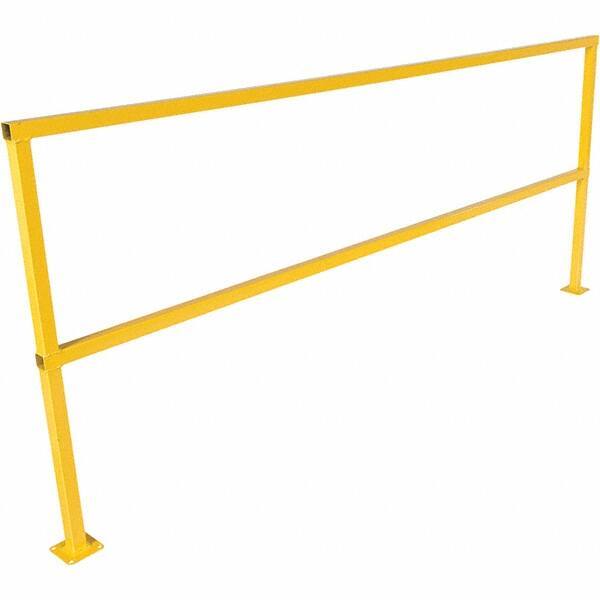 Vestil - 96" Long x 42" High, Steel Square Handrails - Exact Industrial Supply