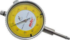 Value Collection - 1/4" Range, 0-100 Dial Reading, 0.001" Graduation Dial Drop Indicator - 2-9/32" Dial, Revolution Counter - Exact Industrial Supply