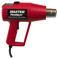 Master Appliance - 1,000°F Heat Setting, 16 CFM Air Flow, Heat Gun - 120 Volts, 11 Amps, 1,300 Watts, 6' Cord Length - Exact Industrial Supply