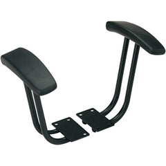 ALERA - Black Fixed Arm Kit - For Alera Interval, Essentia Series Chairs & Stools - Exact Industrial Supply