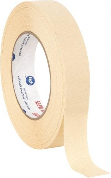 Intertape - 1" Wide x 60 Yd Long White Paper Masking Tape - Series PG21, 7.3 mil Thick, 26 In/Lb Tensile Strength - Exact Industrial Supply