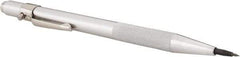 Made in USA - 6-1/4" OAL Retractable Pocket Scriber - Carbide Point - Exact Industrial Supply