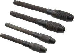 Value Collection - 4 Piece 0.15" Pin Vise Set - Exact Industrial Supply