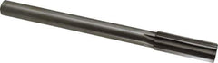 Interstate - 0.878" High Speed Steel Chucking Reamer - Straight Flute, 3/4" Straight Shank, 2-5/8" Flute Length, 10" OAL - Exact Industrial Supply