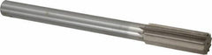 Interstate - 15/16" High Speed Steel Chucking Reamer - Straight Flute, 3/4" Straight Shank, 2-5/8" Flute Length, 10" OAL - Exact Industrial Supply