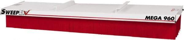 Sweepex - 12" Long x 96" Wide Sweeper Accessory - Stiff Polypropylene Bristles - Exact Industrial Supply