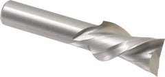 Onsrud - 3/4" Cutting Diam x 1-1/4" Length of Cut, 2 Flute, Downcut Spiral Router Bit - Uncoated, Right Hand Cut, High Speed Steel, 3-1/4" OAL x 1/2" Shank Diam, Double Edge, 19 to 32° Helix Angle - Exact Industrial Supply