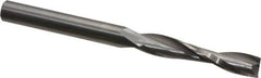 Onsrud - 1/4" Cutting Diam x 1-1/4" Length of Cut, 2 Flute, Upcut Spiral Router Bit - Uncoated, Right Hand Cut, Solid Carbide, 3" OAL x 1/4" Shank Diam, Double Edge, 22° Helix Angle - Exact Industrial Supply