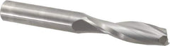 Onsrud - 5/8" Cutting Diam x 2-1/4" Length of Cut, 2 Flute, Upcut Spiral Router Bit - Uncoated, Right Hand Cut, Solid Carbide, 5" OAL x 5/8" Shank Diam, Double Edge, 22° Helix Angle - Exact Industrial Supply