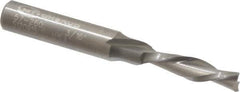 Onsrud - 3/16" Cutting Diam x 3/4" Length of Cut, 2 Flute, Downcut Spiral Router Bit - Uncoated, Right Hand Cut, Solid Carbide, 2" OAL x 1/4" Shank Diam, Double Edge, 30° Helix Angle - Exact Industrial Supply