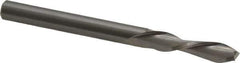 Onsrud - 1/4" Cutting Diam x 1-1/8" Length of Cut, 2 Flute, Downcut Spiral Router Bit - Uncoated, Right Hand Cut, Solid Carbide, 3" OAL x 1/4" Shank Diam, Double Edge, 30° Helix Angle - Exact Industrial Supply