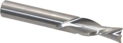 Onsrud - 1/2" Cutting Diam x 1-1/4" Length of Cut, 2 Flute, Downcut Spiral Router Bit - Uncoated, Right Hand Cut, Solid Carbide, 3-1/2" OAL x 1/2" Shank Diam, Double Edge, 30° Helix Angle - Exact Industrial Supply