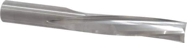 Onsrud - 3/4" Cutting Diam x 3-1/8" Length of Cut, 3 Flute, Downcut Spiral Router Bit - Uncoated, Right Hand Cut, Solid Carbide, 6" OAL x 3/4" Shank Diam, Three Edge, 10° Helix Angle - Exact Industrial Supply