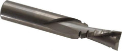 Onsrud - 1/2" Cutting Diam x 1-1/8" Length of Cut, 2 Flute, Downcut Spiral Router Bit - Uncoated, Right Hand Cut, Solid Carbide, 3" OAL x 1/2" Shank Diam, Chipbreaker, 30° Helix Angle - Exact Industrial Supply