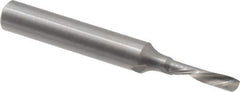 Onsrud - 1/8" Cutting Diam x 1/2" Length of Cut, 1 Flute, Downcut Spiral Router Bit - Uncoated, Right Hand Cut, Solid Carbide, 2" OAL x 1/4" Shank Diam, Single Edge, 22° Helix Angle - Exact Industrial Supply