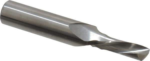 Onsrud - 5/16" Cutting Diam x 3/4" Length of Cut, 1 Flute, Downcut Spiral Router Bit - Uncoated, Right Hand Cut, Solid Carbide, 3" OAL x 1/2" Shank Diam, Single Edge, 22° Helix Angle - Exact Industrial Supply