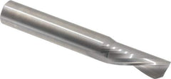 Onsrud - 1/2" Cutting Diam x 1-1/8" Length of Cut, 1 Flute, Downcut Spiral Router Bit - Uncoated, Right Hand Cut, Solid Carbide, 3-1/2" OAL x 1/2" Shank Diam, Single Edge, 22° Helix Angle - Exact Industrial Supply