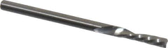 Onsrud - 1/8" Cutting Diam x 1/2" Length of Cut, 1 Flute, Downcut Spiral Router Bit - Uncoated, Right Hand Cut, Solid Carbide, 2" OAL x 1/8" Shank Diam, Single Edge, 21° Helix Angle - Exact Industrial Supply